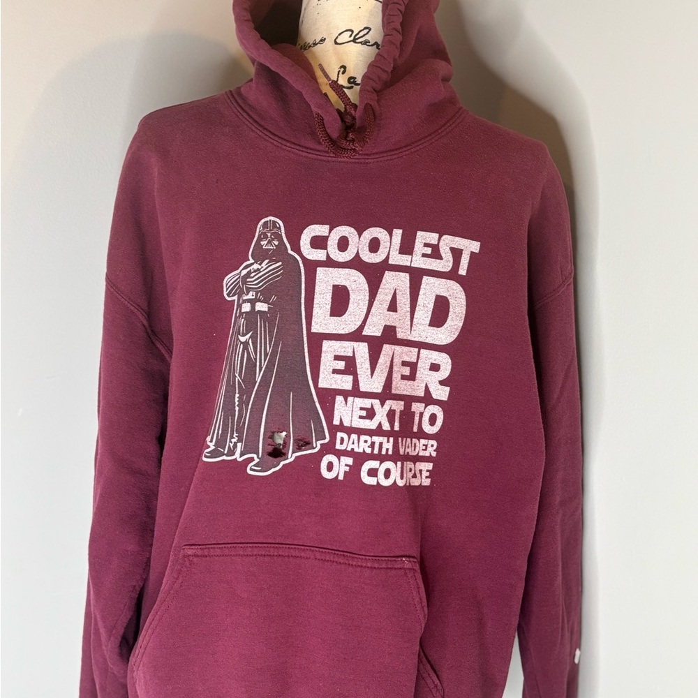Coolest Dad Ever Hoodie - Maroon